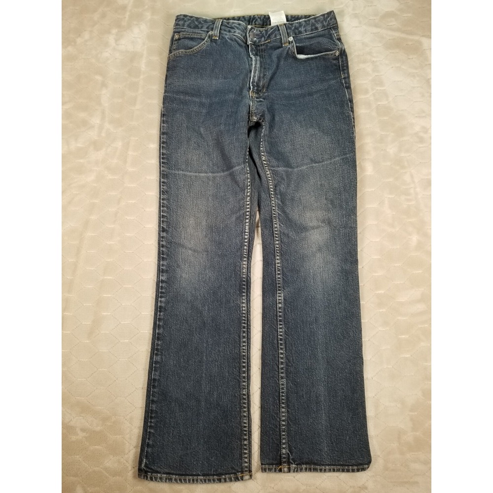 VTG Gap Jeans Bootcut Lean Low Rise Stretch Made in USA Tag 8 Reg Fits 30x28